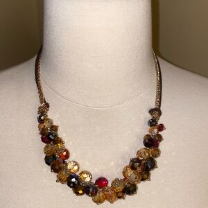 Chunky jeweled necklace
